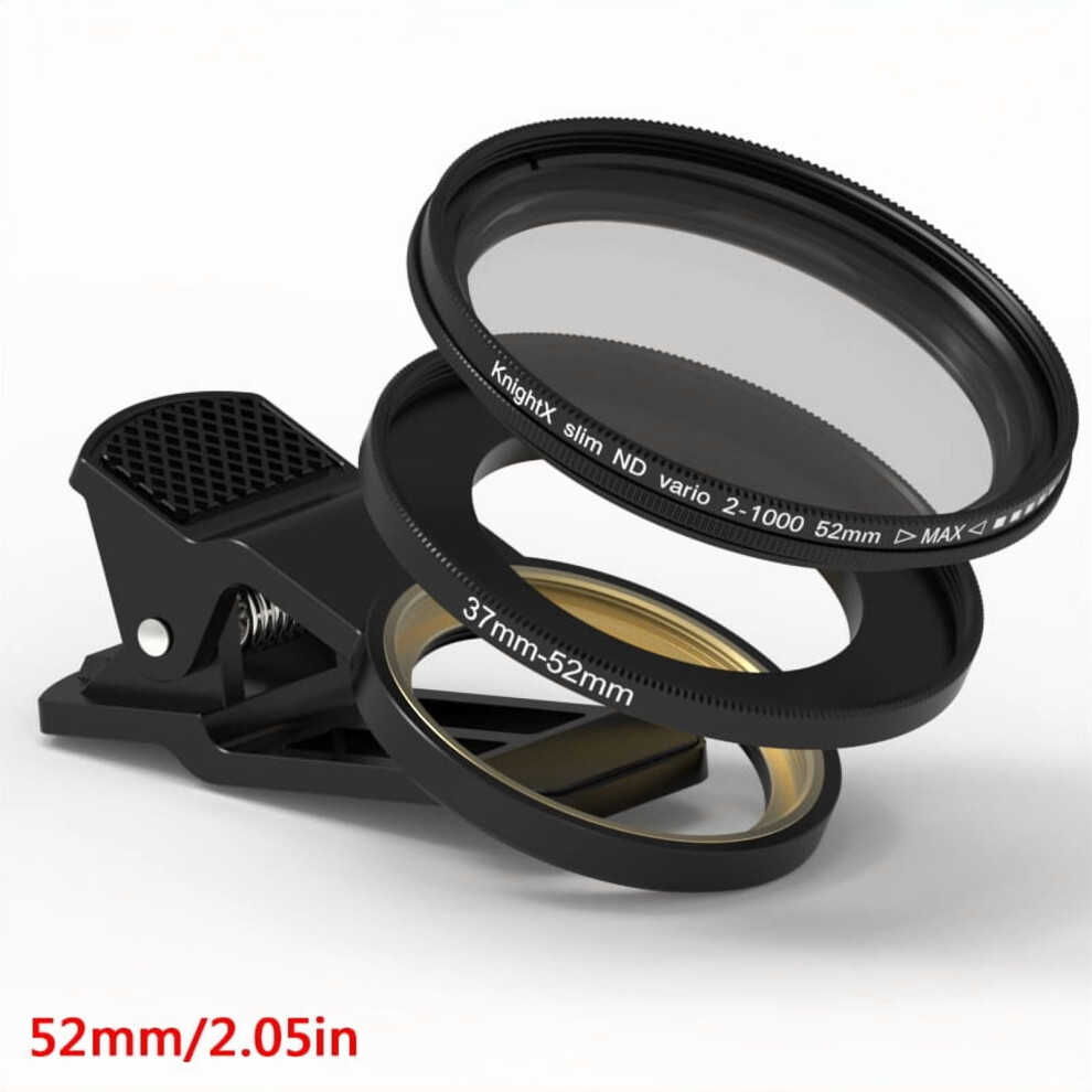Smartphone Lens Kit With 37Mm And 52Mm Mounts And Nd Filters 962029977599