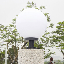 Landscape Post Light Lamp Post Outdoor Lighting White Acrylic 1Pcs