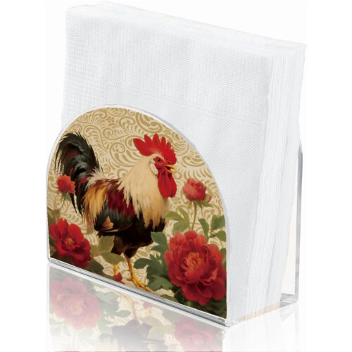 Acrylic Napkin Holder for Standard Serviettes 1 Pack