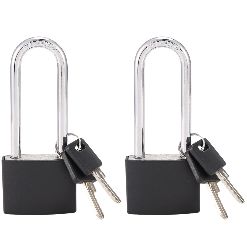 Locker Set Key Padlock, Shackle Outdoor Waterproof Lock Service With Key For Sheds, Gates, Fences, Hasp Storage,2Pcs 9496895198013