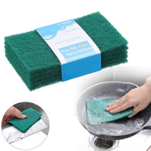 Silicone Cleaning Sponge Non Scratch Scrubber For Pots Pans Dishwashing Stubborn Stains Removal Reusable And Dishwasher Safe(5-Pack)