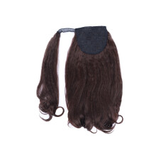 Curly End Synthetic Ponytail Extensions Wrap-Around Ponytails for Women 16 Inch High Puff Ponytails