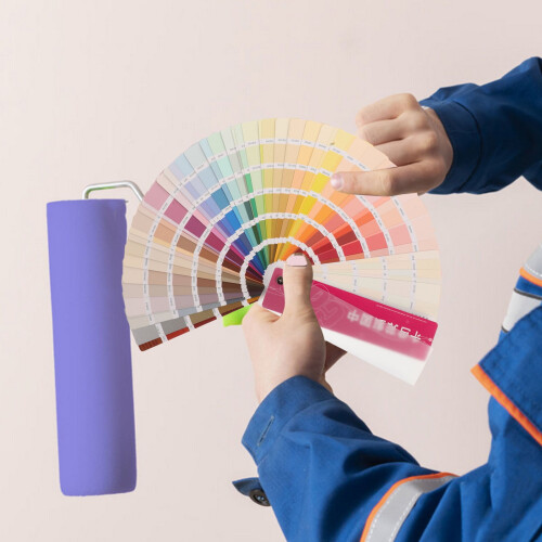 Portable Paint Color Cards Multicolored Paper for Accurate Color Selection