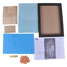 Miniature Building Model Kit Diorama Scene Wood Foam Material for DIY Hobbyist Micro Landscape Decor