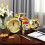 Motorcycle Alarm Clock Gold Plastic Desk Clock 1