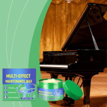 Instrument Care Wax – Gentle Wood & Brass Cleaner, Scratch-Resistant Polish for Acoustic Guitars, Drums, Lacquer | 50g Tin