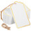 120 PCS Writable Blank Tags, 3.5x2inch Gift Tags With String, Large Marking Hang Tags for All Occasions 1