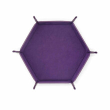 Hexagon Dice Tray for Tabletop & RPG Games – Foldable, Portable, Compatible with D&D
