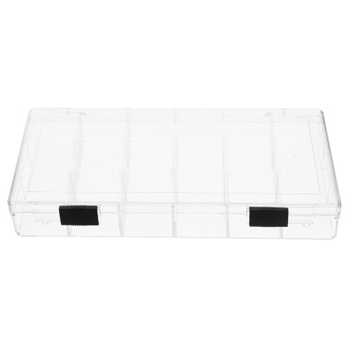 Storage Case Container Set Clear Transparent 4-Piece