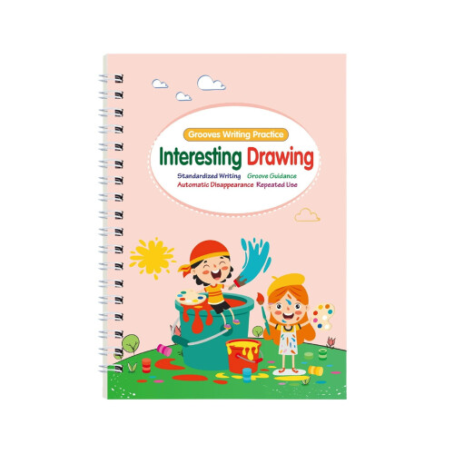 Reusable Handwriting Workbook with Number & Alphabet Tracing – Compatible with Eco-Conscious Learning