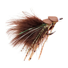 Fishing Accessories Streamers Fly Steel Jigs Hook Foam Head Fishing Fly for Trout Floating Lure Baits