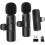 Lavalier Mic for Android/Computer/Laptop, Noise Reduction Chip, Mini Mic for Podcast/YouTube Recording (2 Pack) 1