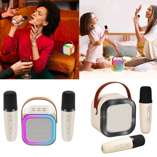 Karaoke Machine for Kids and Adults Portable Bluetooth Mini
