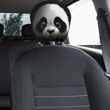 Headrest Covers for Cars & Printed Funny Scary Monster Face - Car Headrest Cover & Stretchy Washable - Protector Universal Fit To All Car