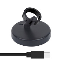 Station de charge portable pour bagues intelligentes R06/R11M avec technologie de charge rapide.