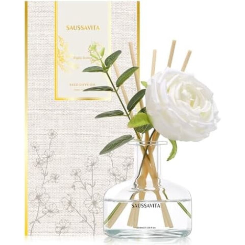 Σετ διαχύτες Reed, άρωμα λουλουδιών 7,10oz, 7 στικ, άρωμα σπιτιού διάρκειας 120 ημερών