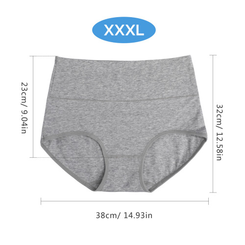 4 Stuks Dames Onderbroeken Hoge Taille Elastisch 1
