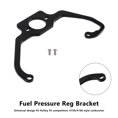 Support de régulateur de pression de carburant compatible Holley pour carburateurs concurrents 4150/4160