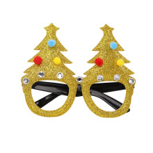 Christmas Glasses with Xmas Tree Shape, Holiday Party Glasses Frames, Christmas Decoration Accessories Costume Eyeglasses for Christmas Parties