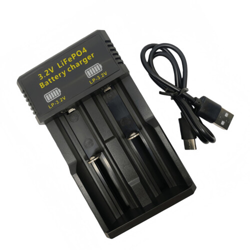 LiFePO4 Charging Case with LED Light for 3.2V Batteries