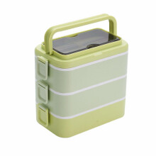 Boîte à lunch empilable 3000 ml - Contenants étanches pour micro-ondes avec ensemble d'ustensiles et séparateurs pour adultes, grande capacité