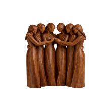 Sculpture des Trois Sœurs – Cadeau d'amitié pour femmes, décoration pour anniversaire et journée de l'amitié (1 pièce, 18 cm)