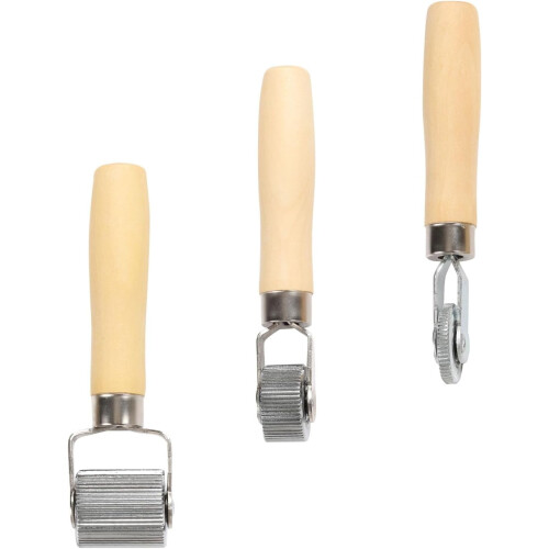 Car Sound Deadening Roller Tool Metal 3-Pack