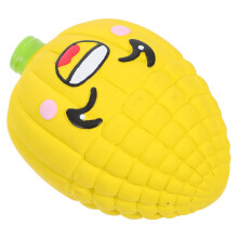 Brinquedo de látex para cães com apito, amarelo, promove a saúde dental e facilita a brincadeira (1 conjunto).