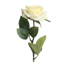 Rose artificielle Xoxingysm, 1 rose artificielle, idéale pour la décoration intérieure et les mariages. Contient 1 rose artificielle.