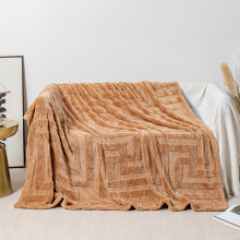 Couverture châle en daim doux et moelleux, idéale pour les siestes au bureau, chaude et confortable, parfaite pour se détendre au lit ou sur le