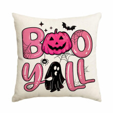 Halloweenske obliečky na vankúšeSada 4 kusov18x18 palcovDekoračná obliečka na vankúš s kamiónom