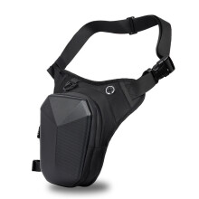 Bolsa de pierna para motocicleta, riñonera de viaje, resistente al agua, unisex, para hombres y mujeres motociclistas.