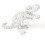 1PC WHITE 22CM 3D Printed Dinosaur Figure 1