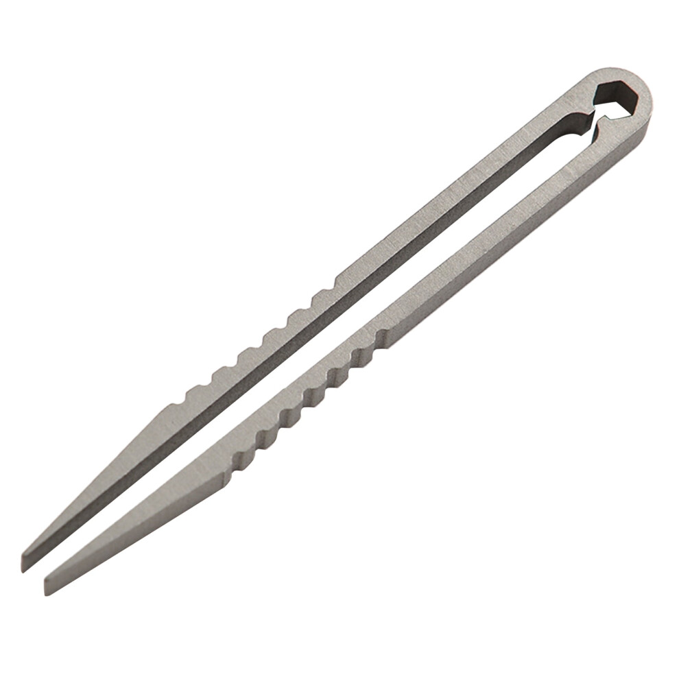 Tweezer Alloy Tweezers, Tweezers Travel Tweezers Portable Alloy Tweezers Outdoor Survival