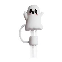 5Pcs Halloween Straw Toppers for 0.39in Straws,Reusable Silicone Party Decor,Carnival & Themed Party Supplies,Cute Halloween Accessories