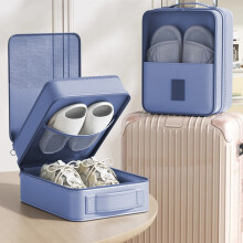 Shoe Organizer Bag Breathable Visible Travel Shoe Cover Hangable Luggage Storage Slipper Holder for Travel Packing and Closet Organization Topliu