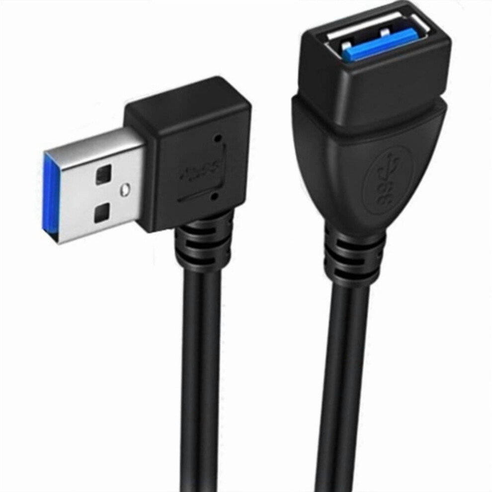 Usb3.0 Male To Female Extension Cable 90Degree Angle Usb3 Cable Usb Extender Cord For Fast Data Transfer &Space Saving 9329345316340