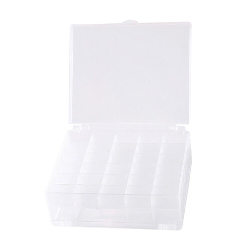 Bobbin Box 60 Grids for Sewing Machine Practical Household Clear Bobbin Case