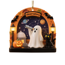 Halloween spökdekoration akryl platt2D hängande