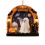 Halloween spökdekoration akryl platt2D hängande 1