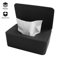 Boîte à mouchoirs humides avec couvercle et étui de rangement anti-poussière