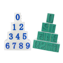 10Pieces Rubber Number Stamp Detachable Number Stamp For Kid Adult Student Teacher Art Craft Scrapbooking and Teaching