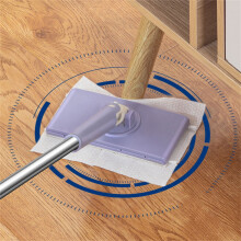 Niriyo Purple Auto Clamp mop s utierkami 93 cm