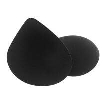2 Pieces Women Bra Pads Inserts Breathable Push up Yoga Bra Soft Bra Accessories black