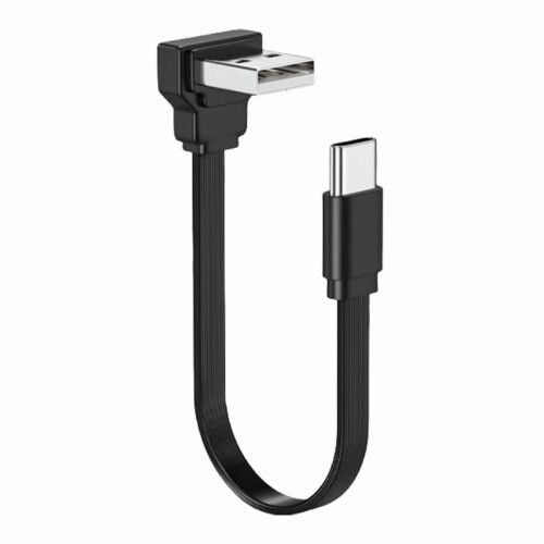 USB C till USB A laddningskabel 90 grader rak 480 Mbit/s