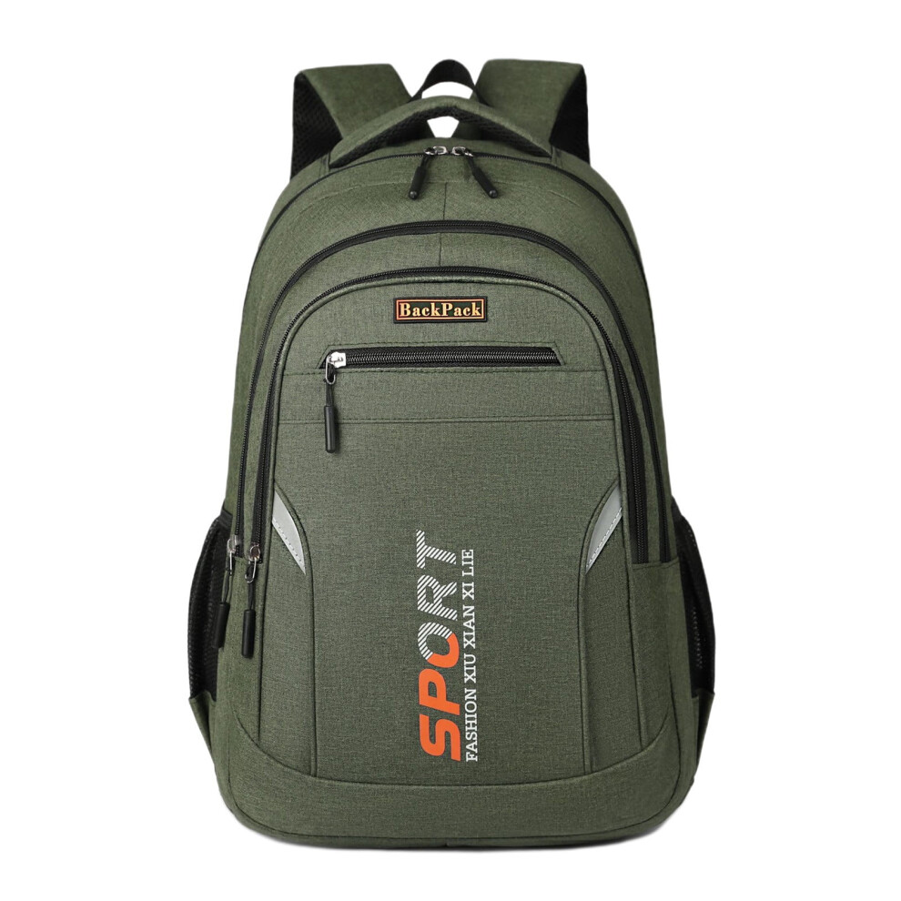 16 Inch Laptop Backpack, Slim Business Travel Backpack, Large Capacity College Computer Bag, Water-Resistant Daypack Green 9555307637332