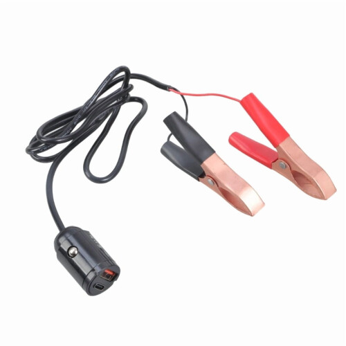 12V til 5V bilopladerklemmeadapter til udendørs brug