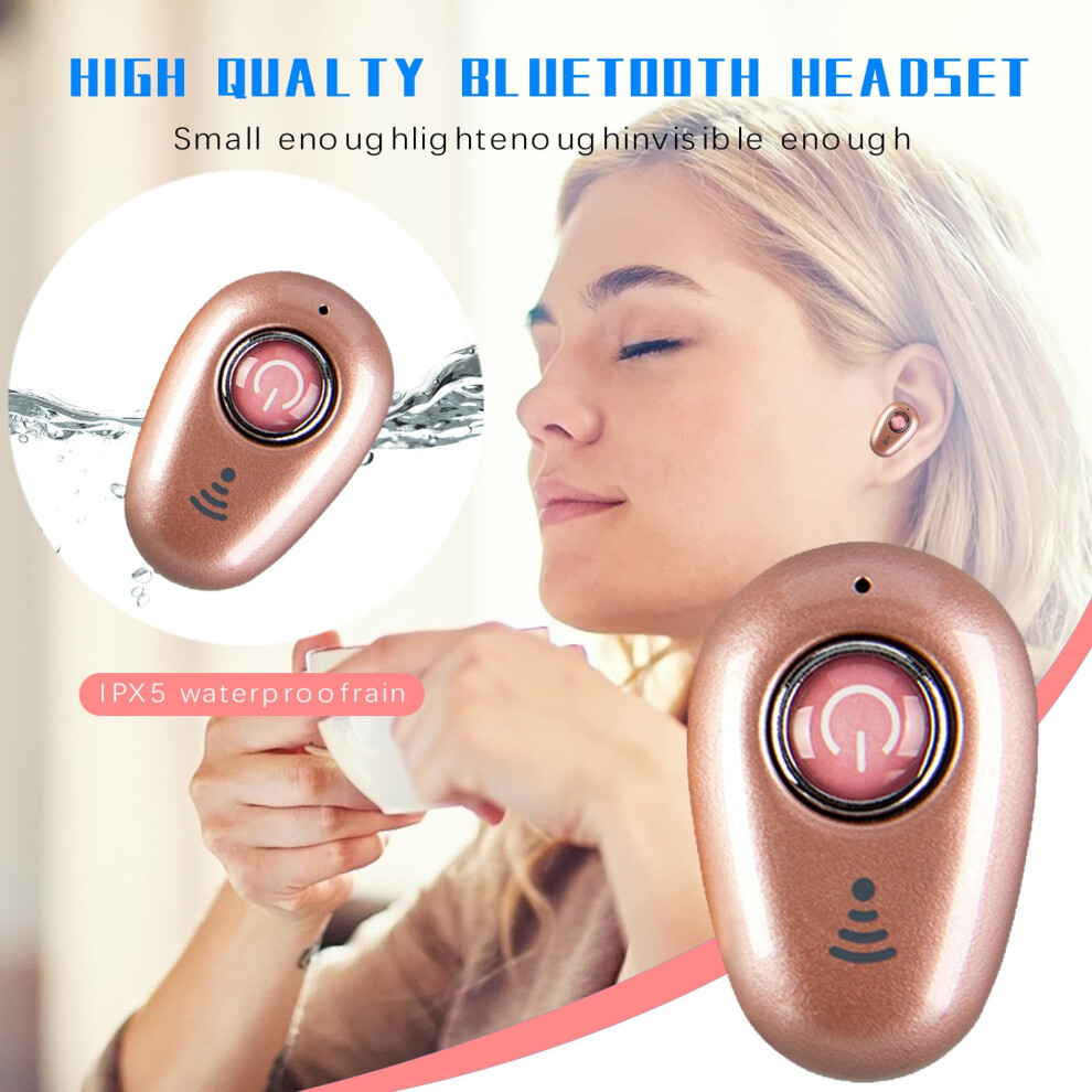 S650 Mini Bluetooth Headset Wireless Earbud Style Ultra Small Sports 4.1 Stereo Light 9329345315169