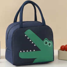 Sac à lunch isotherme avec doublure en aluminium – Spacieux, résistant aux rayures, déperlant, facile à nettoyer, portable pour le travail/les
