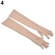 Naisten pitkät spandex-käsineet, 53 cm, 1 pari
